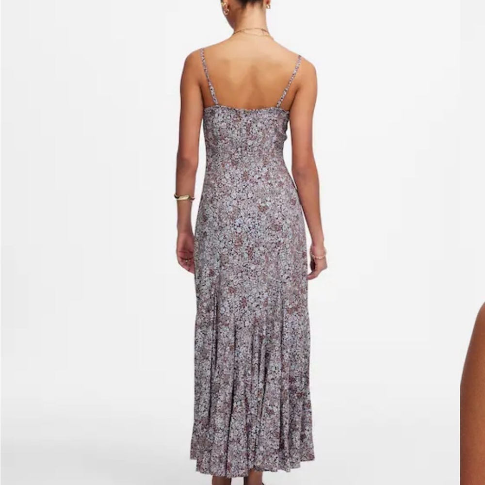 Madewell Square Neck Sleeveless Floral Maxi Dress 6 - Picture 3 of 13